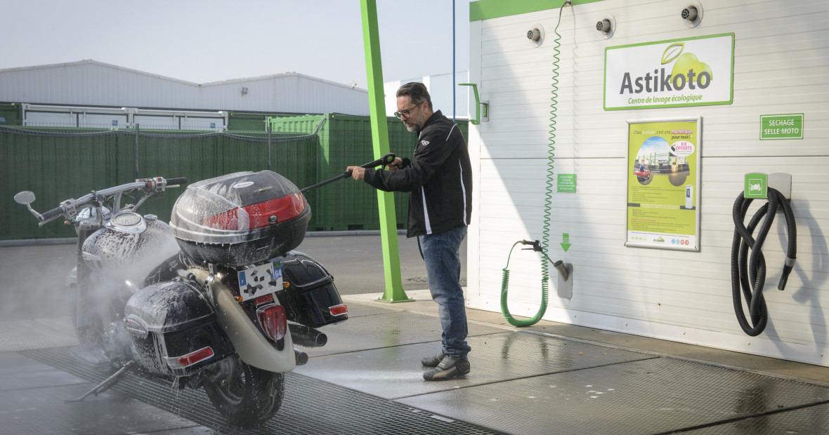 Station de lavage moto - Astikoto